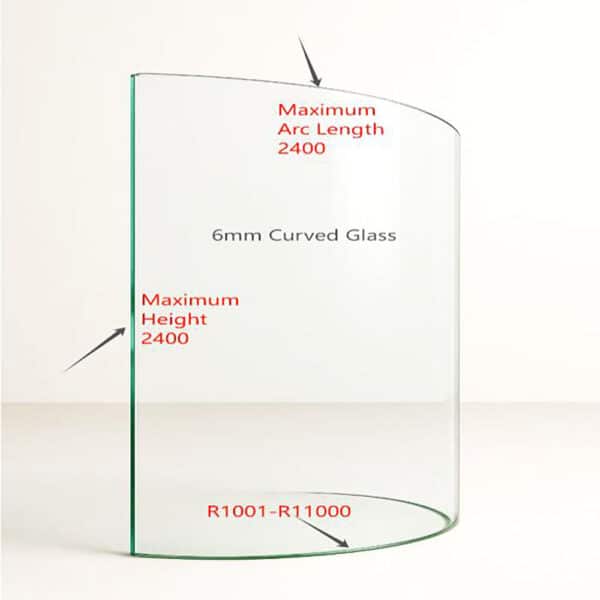 Cut to Size Curved Glass