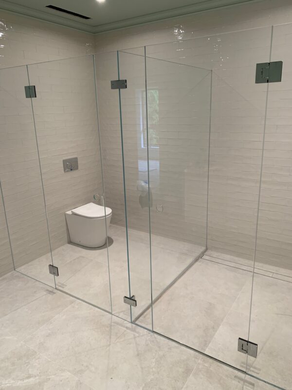Modern-Elite 90°/180° Square Glass to Glass Shower T Bracket (MBS90/180-SBT180.SQ)