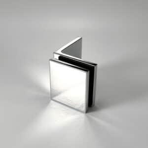 Modern/Elite 90° Square Glass to Wall / Floor Shower Bracket (MBS90/SB50.SQ)