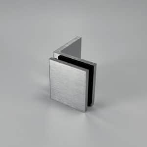 Modern/Elite 90° Square Glass to Wall / Floor Shower Bracket (MBS90/SB50.SQ)