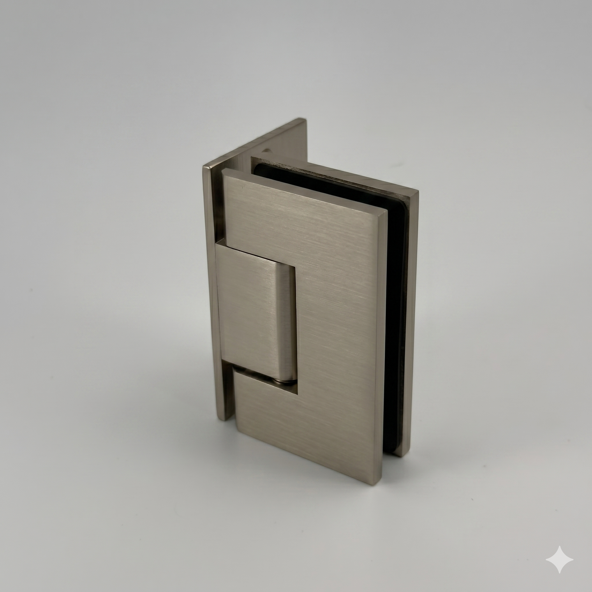 Modern/Elite 90° Glass to Wall Heavyweight Shower Hinge (MF1-L3/ES1L3)