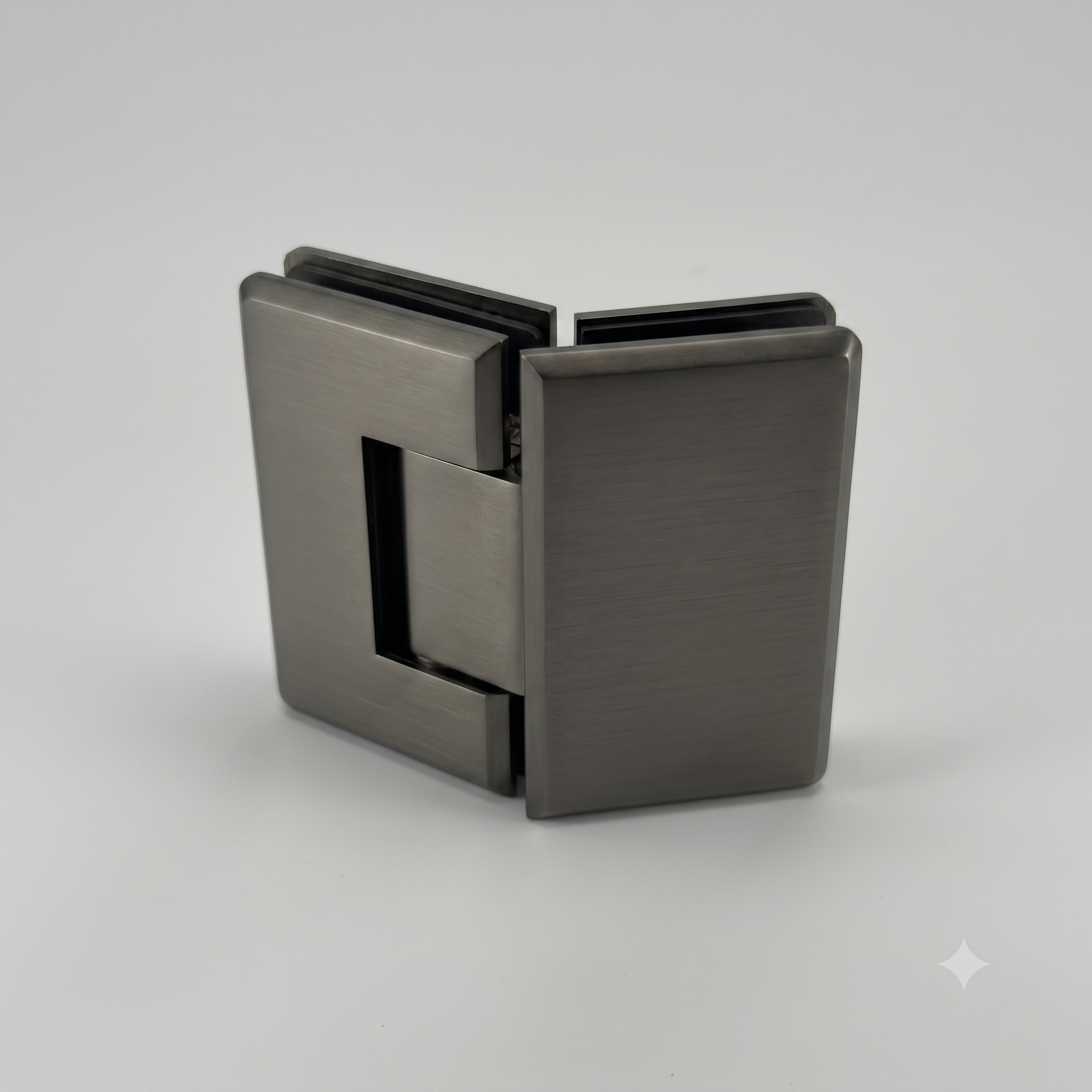 Modern Bevel 135° Glass to Glass Heavyweight Shower Hinge (BMF2-135)
