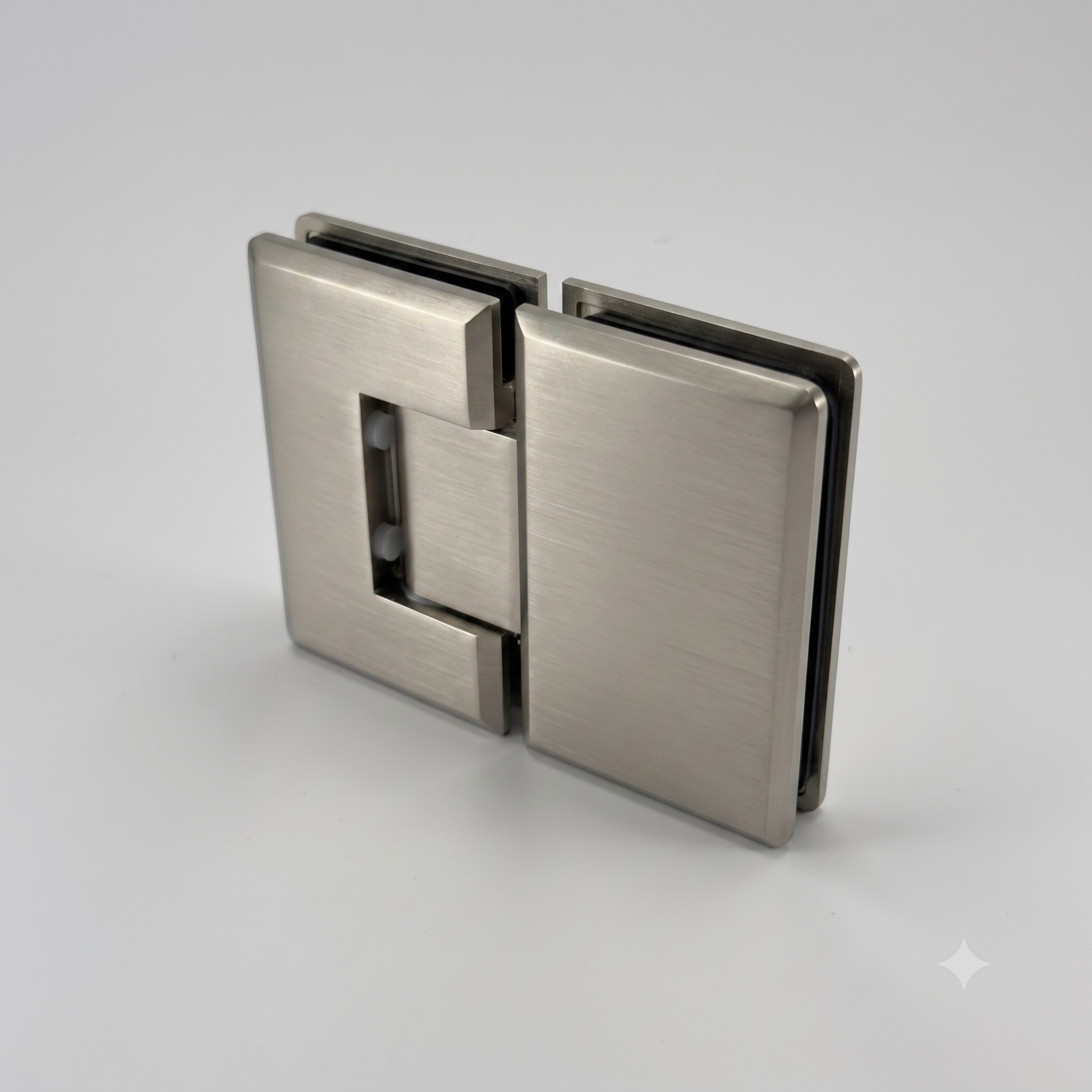 Modern Bevel 180° Glass to Glass Heavyweight Shower Hinge (BMF2)