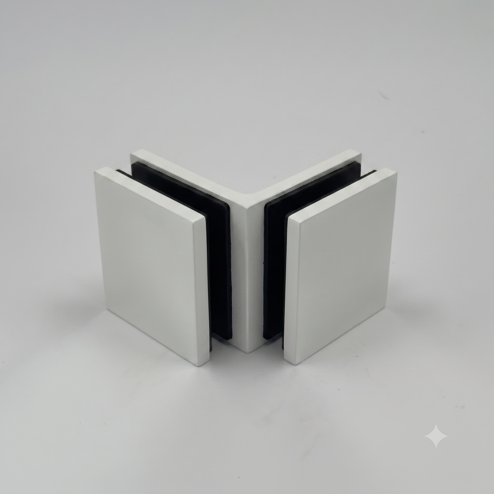 Modern/Elite 90° Square Glass to Glass Shower Bracket (MBS90D/SBD50.SQ)