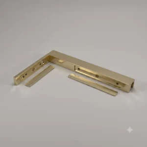 Modern 90° Square Glass to Wall Fixed Shower Brace (MGW90BB...)