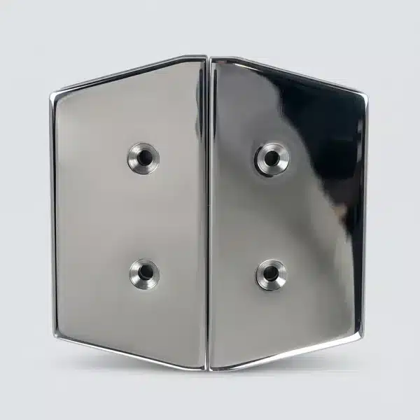 Polaris 130 Adapter Plate Set to suit 155PGG Glass to Glass Hinges (130-AKGG)