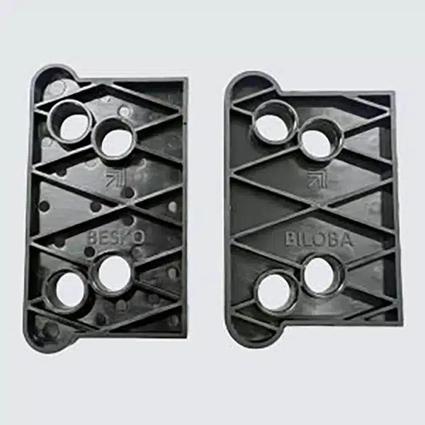Polaris 130 Adapter Plate Set to suit 155PGG Glass to Glass Hinges (130-AKGG)